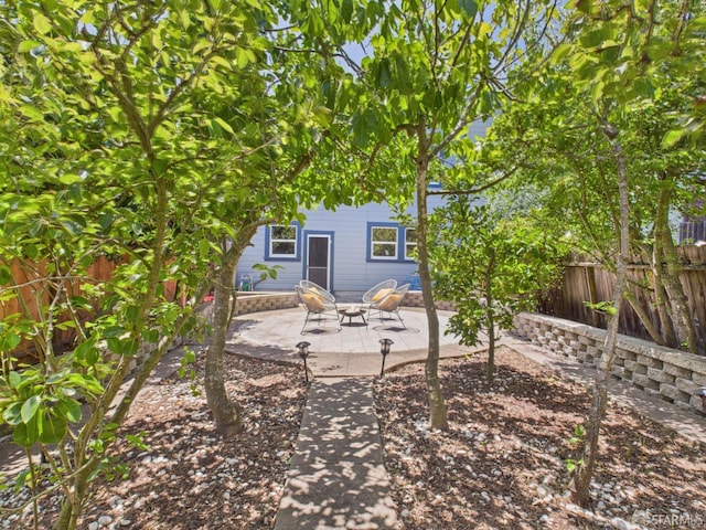 65 Danton St, San Francisco, CA 94112 - back of house with a fenced backyard and a patio area