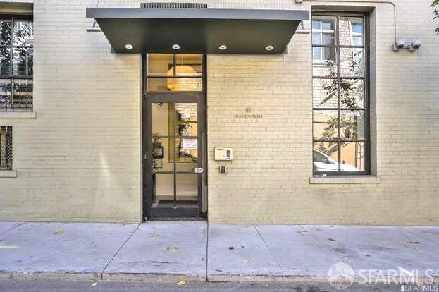 81 Frank Norris St Unit 501, San Francisco, CA 94109 - doorway to property with brick siding