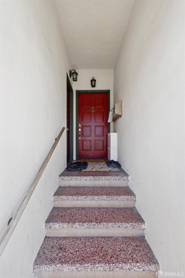 view of staircase
