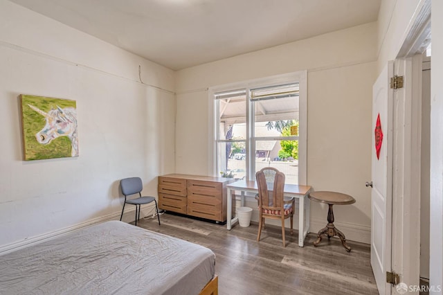 3233 Ellis St, Berkeley, CA 94703 - bedroom with wood finished floors