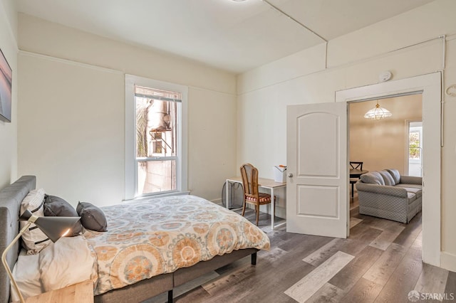 3233 Ellis St, Berkeley, CA 94703 - bedroom featuring wood finished floors