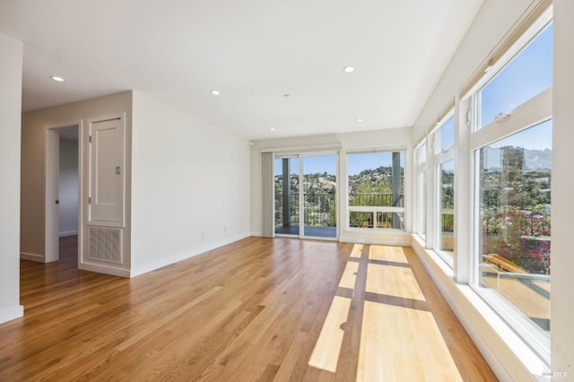 interior space featuring light hardwood / wood-style flooring