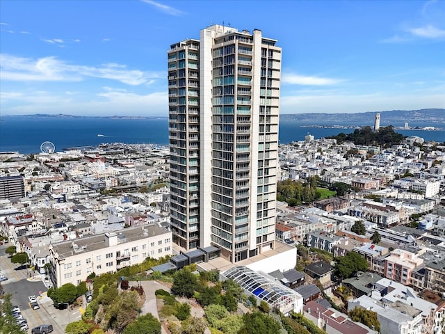 view of property featuring a water view