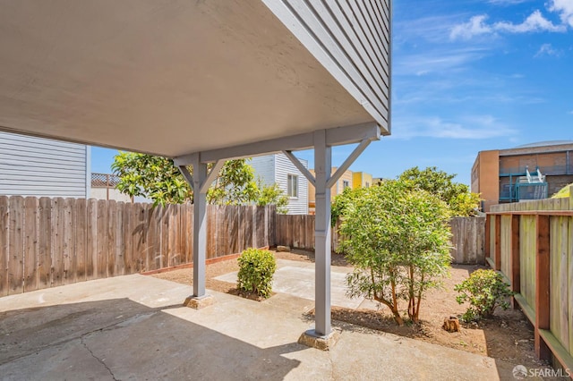 141 Cambridge St, San Francisco, CA 94134 - view of patio / terrace with a fenced backyard