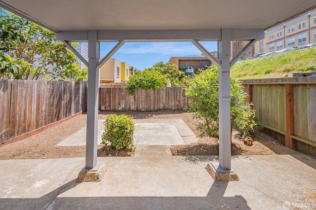 141 Cambridge St, San Francisco, CA 94134 - view of patio / terrace with a fenced backyard