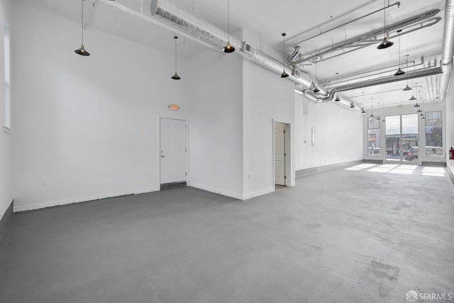 garage featuring baseboards