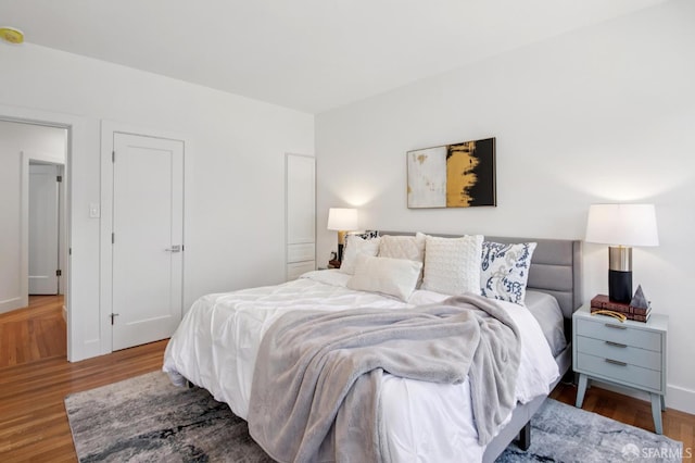 3445 Fillmore St, San Francisco, CA 94123 - bedroom with wood finished floors