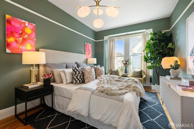 30 Lloyd St, San Francisco, CA 94117 - bedroom with dark wood-style flooring and baseboards