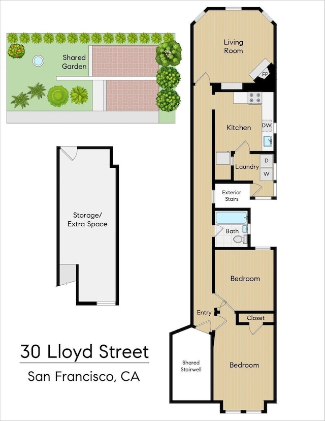30 Lloyd St, San Francisco, CA 94117 - home floor plan
