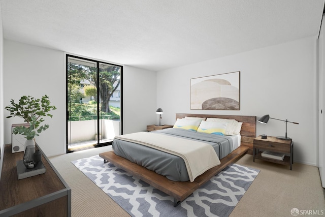 5082 Diamond Heights Blvd Unit B, San Francisco, CA 94131 - carpeted bedroom with access to exterior and expansive windows