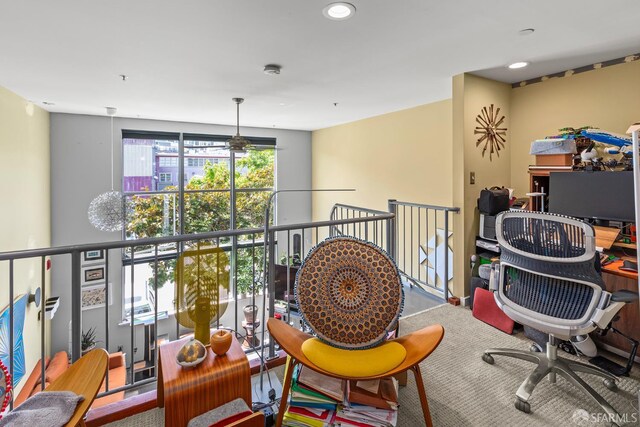 701 Pennsylvania Ave Unit 107, San Francisco, CA 94107 - office area featuring recessed lighting and carpet floors