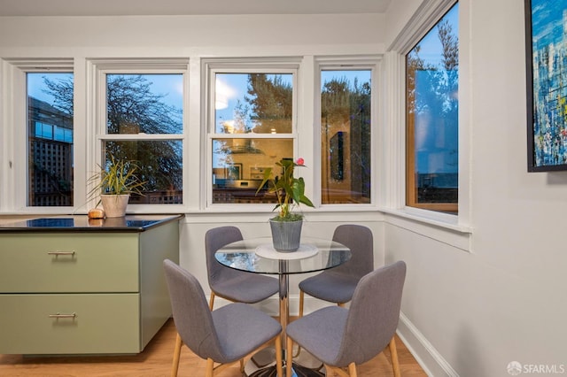 sunroom featuring a healthy amount of sunlight