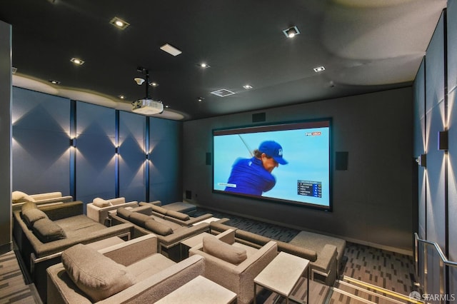 338 Main St Unit 6E, San Francisco, CA 94105 - view of carpeted home theater