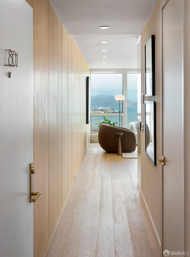 1070 Green St Unit 801, San Francisco, CA 94133 - corridor with light wood finished floors