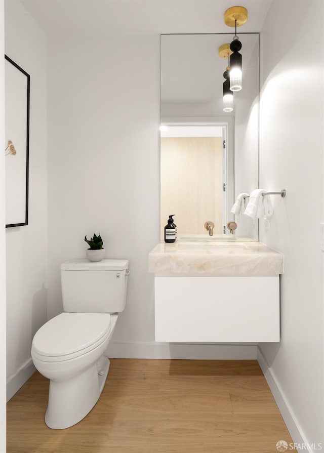 1070 Green St Unit 801, San Francisco, CA 94133 - bathroom featuring vanity and wood finished floors