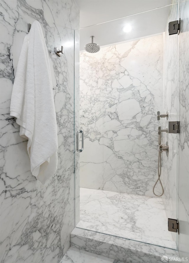 1070 Green St Unit 801, San Francisco, CA 94133 - bathroom with a marble finish shower