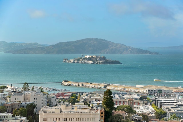 1070 Green St Unit 801, San Francisco, CA 94133 - water view featuring a mountain backdrop