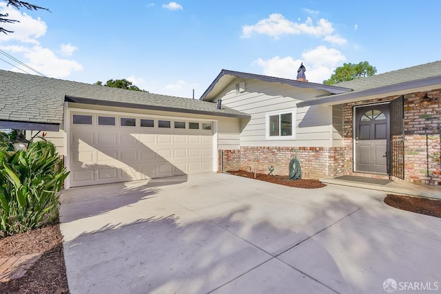 ranch-style house with a garage