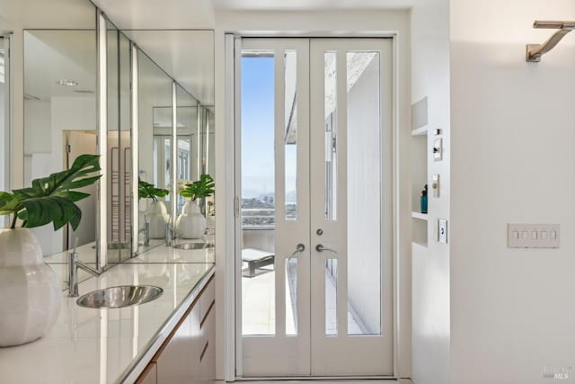 83 Mount Tiburon Rd, Tiburon, CA 94920 - entryway featuring healthy amount of natural light and french doors