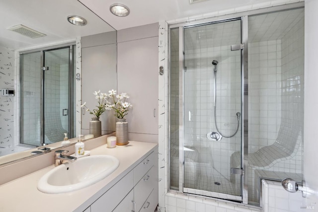 83 Mount Tiburon Rd, Tiburon, CA 94920 - full bath with vanity and a shower stall