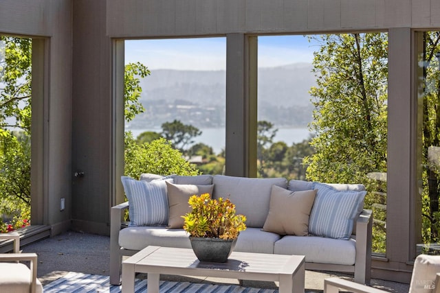 83 Mount Tiburon Rd, Tiburon, CA 94920 - sunroom with a mountain view