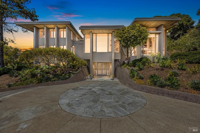 83 Mount Tiburon Rd, Tiburon, CA 94920 - contemporary home with stucco siding