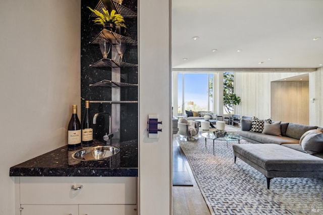 83 Mount Tiburon Rd, Tiburon, CA 94920 - living area with wood finished floors and recessed lighting