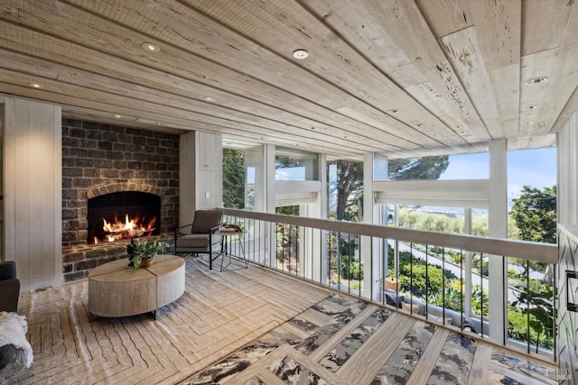 83 Mount Tiburon Rd, Tiburon, CA 94920 - sunroom with wood ceiling and healthy amount of natural light