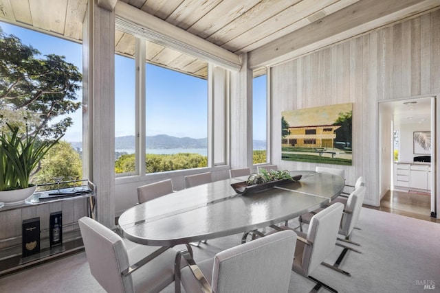 83 Mount Tiburon Rd, Tiburon, CA 94920 - sunroom featuring a mountain view