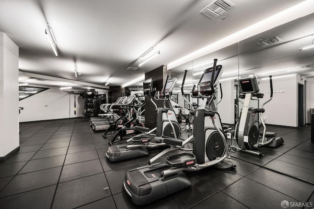 view of exercise room