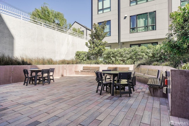 1300 22nd St Unit 220, San Francisco, CA 94107 - view of patio / terrace featuring outdoor dining area