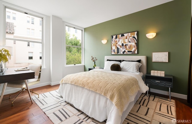 351 Buena Vista E Avenue 604E, San Francisco, CA 94117 - bedroom featuring wood finished floors and a desk