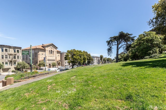 351 Buena Vista E Avenue 604E, San Francisco, CA 94117 - view of community with a lawn