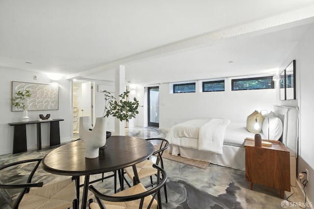 206 Donohoe St, East Palo Alto, CA 94303 - dining area featuring concrete floors