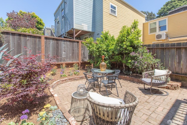 213 Virginia Ave, San Francisco, CA 94110 - fenced backyard with a patio and outdoor dining space