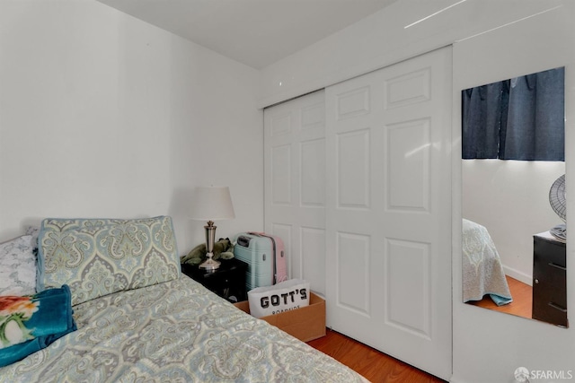 4140 Fran Way, Richmond, CA 94803 - bedroom with a closet and wood finished floors