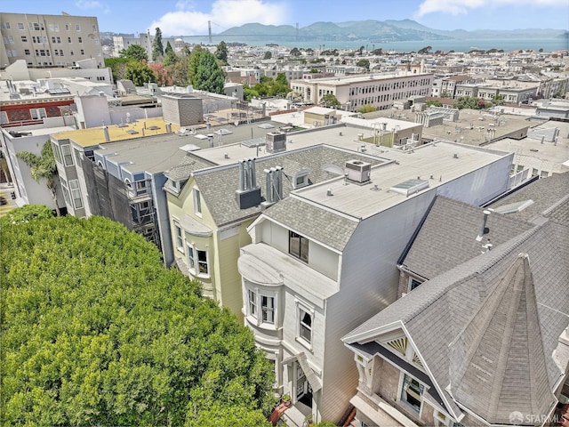 1624 Vallejo St Unit 2, San Francisco, CA 94123 - aerial view of a mountainous background