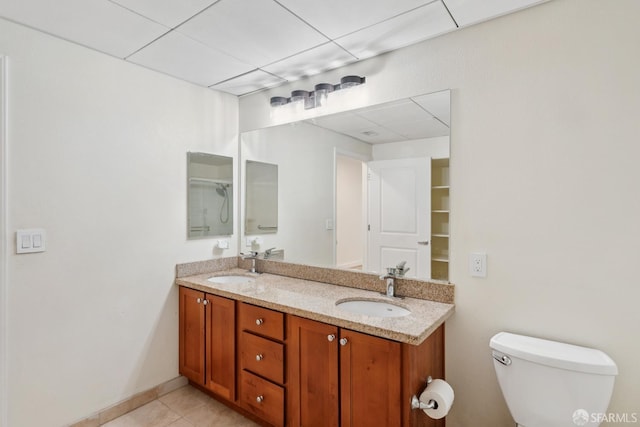 423 7th St Unit 303, Oakland, CA 94607 - bathroom featuring double vanity and tile patterned flooring
