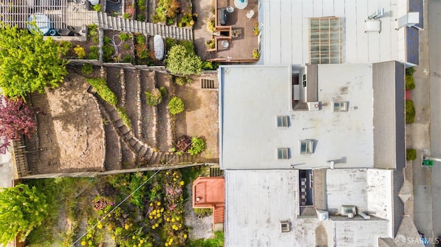 view from above of property