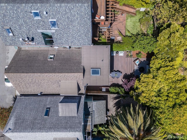 view of subject property