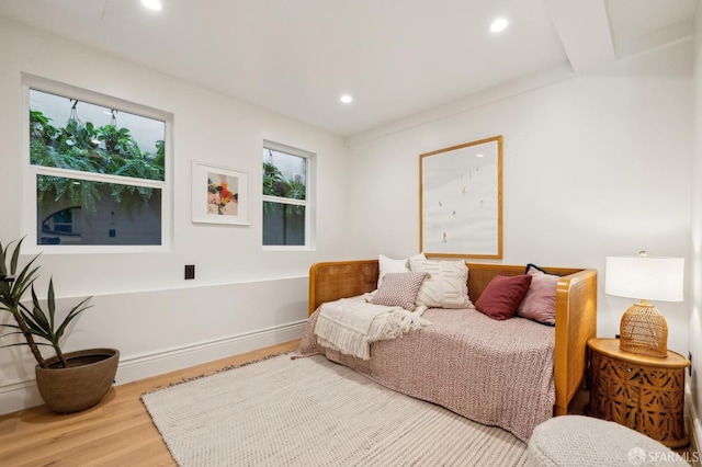 1029 Jackson St Unit 1031, San Francisco, CA 94133 - bedroom with wood finished floors, recessed lighting, and baseboards