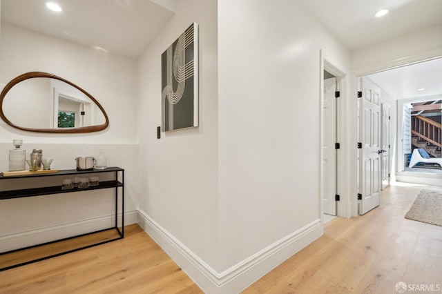 1029 Jackson St Unit 1031, San Francisco, CA 94133 - hallway featuring wood finished floors, recessed lighting, and baseboards