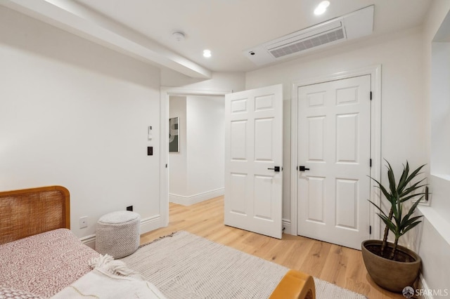 1029 Jackson St Unit 1031, San Francisco, CA 94133 - bedroom featuring light wood finished floors, recessed lighting, and baseboards