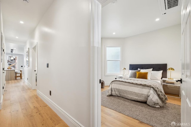 1029 Jackson St Unit 1031, San Francisco, CA 94133 - bedroom featuring light wood-type flooring and recessed lighting