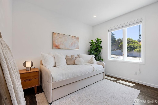 299 Sagamore St, San Francisco, CA 94112 - bedroom featuring wood finished floors and recessed lighting