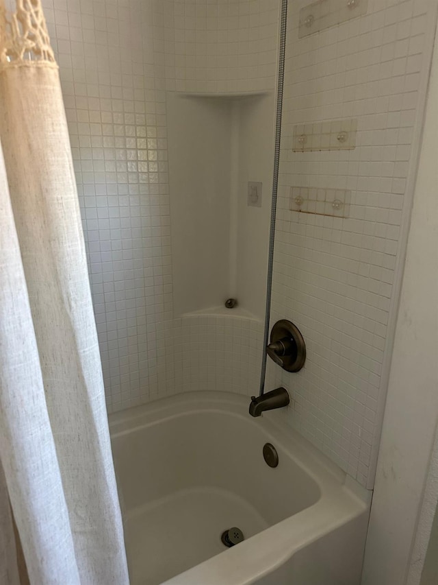 6517 Filaree Way, Sacramento, CA 95842 - bathroom with shower / tub combo with curtain