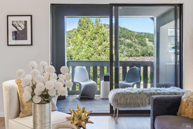 sunroom / solarium featuring a wealth of natural light