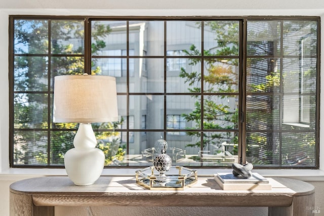 view of room details