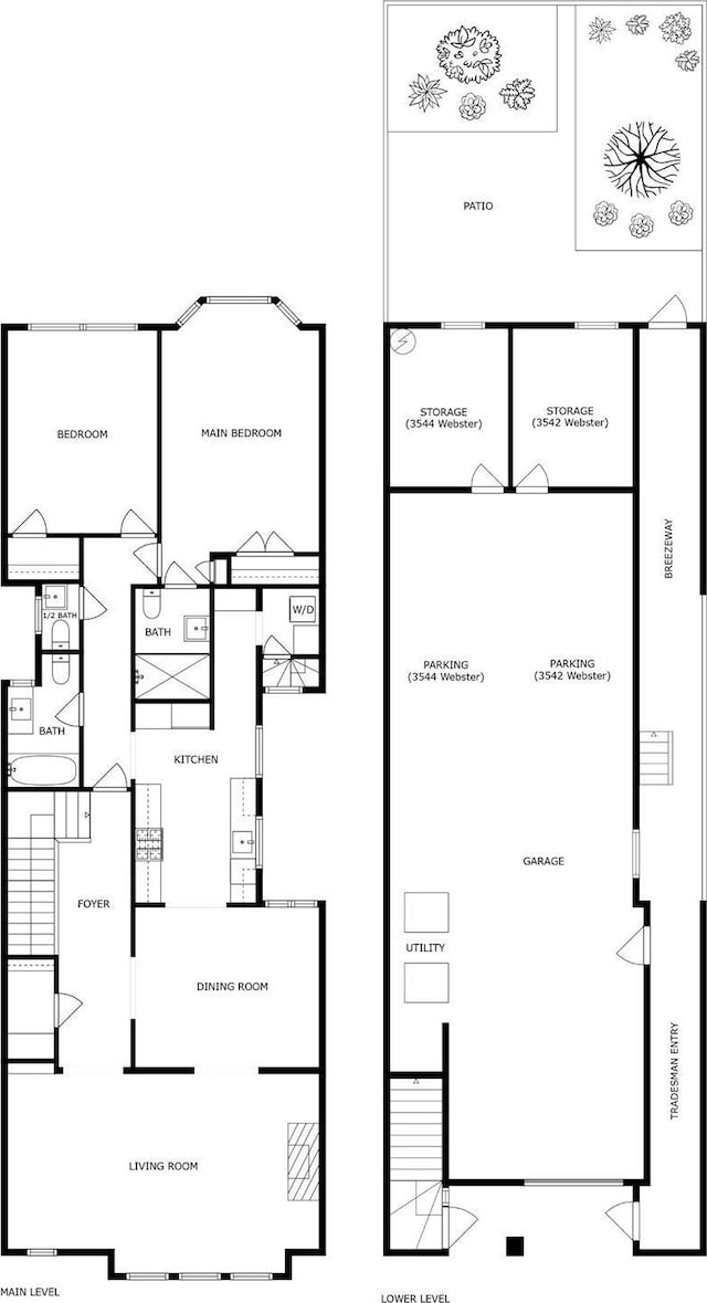 3544 Webster St, San Francisco, CA 94123 - view of property floor plan