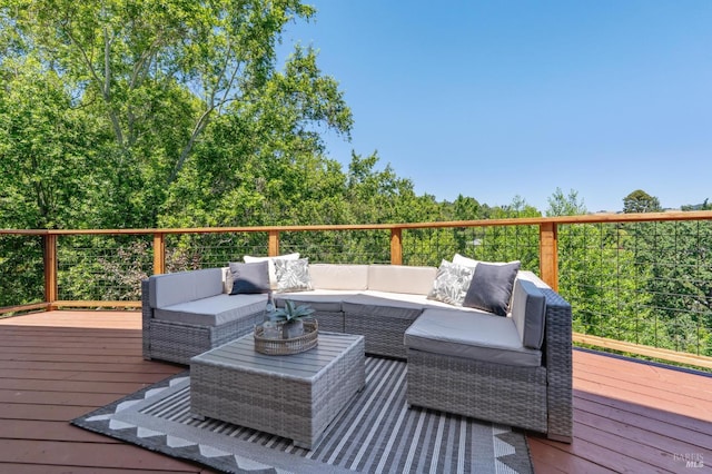 745 Redwood Rd, San Anselmo, CA 94960 - deck featuring an outdoor hangout area